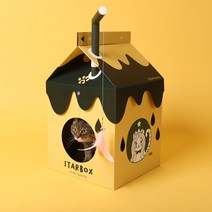 매일야옹 스타박스 밀크하우스 고양이 숨숨집 스크래쳐, 단품