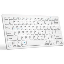 MMK Wireless Bluetooth Keyboard for iPad 10.29th8th7th Gen 9.7 Air 5th4th Generation Pro 1112.9 Mini, White, White
