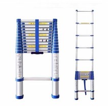 Riruo 복층계단 공사장 다락방 옥상 직선 사다리 접이식, 직선 사다리 2.2m 내하중 150kg