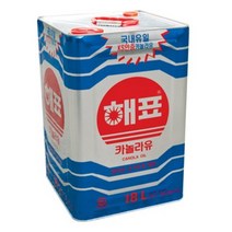 해표 채종유 카놀라유 18리터 업소용