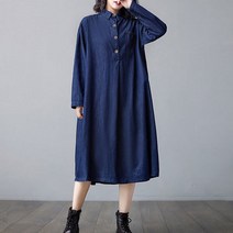 L.ONLINE SHOP4050대 미시룩 중년여성 빅사이즈 롱 청원피스 데님 원피스 하객룩 트위드원피스 쉬폰원피스 뷔스티에원피스
