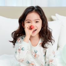 오가닉맘 오가닉맘 헬로래빗긴소아동내의(MHSL9K11)