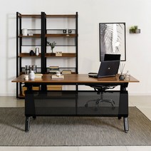 사무용 철재책상 데스크 회의용 테이블 ㄱ자 책상TS-11/12, 11-책상용1800*800, 아카시아