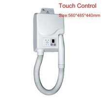 바디 전신 샤워 건조기 과열 및 전류 보호 전문 헤어 욕실 에어 드라이어 자동 벽걸이, 터치 컨트롤, DKK, 터치 컨트롤