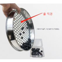 블루베리선별기 블루베리채반 망 고르기 분류기, 홀 직경 15mm개