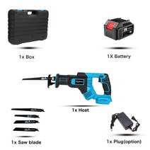 금고 부품 잠금 자물쇠 휴대용 가정용 무선 전기 왕복 톱 saber saw cutting saw 휴대용 전동 공구 with plastic box for 18v ​​makita, 협력사, 하나의 배터리