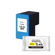 엘지 대용량 재생잉크 LG24 LG25 LIP2210 LIP2230 LIP2250 LIP2270 LIP2290 비정품잉크, 1개, LG25컬러 대용량