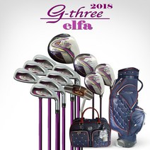 다이와 2018년 엘파 6 G-THREE G-3 여성골프채풀세트