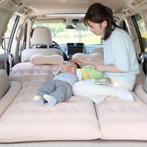 캠핑 에어매트 자동차 에어베드 자층 차박 매트릭스, 그레이