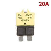 회로 차단기 블레이드 퓨즈 리셋 가능 5-30A 해양 랠리 ATC 12V 24V, 05 violet