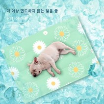 여름 애완 동물 아이스 매트 개 고양이 잠자는 매트, 국화 라운드