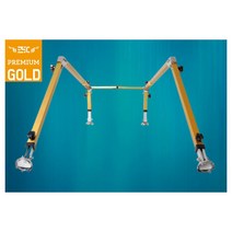 [조조피싱] 이스케이프 NEW 자립다리 섶다리 가로바 58cm 확장 업그레이드, 골드