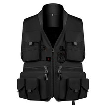 엑티브 멀티포켓 레저조끼(블랙) (XXL)/낚시조끼, 상세페이지 참조