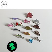 오션88피싱 시그니처 뱃지 (물고기뱃지 낚시뱃지), 9.갈치