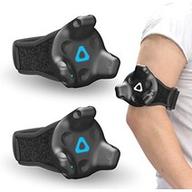 VR htc vive 시스템 트래커 퍽용 skywin vr 트래커 스트랩(2팩) - 가상 현실에서 손발 개체 및 전신 트래킹을 위한 조절 가능한 스트랩