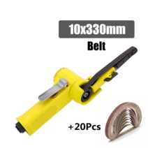 에어 한손 벨트 샌더 샌딩기 hifeson 산업용 샌딩 머신 공압 연마 도구 앵글 머신, 패키지 3, 3.Package 3