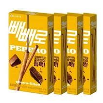 롯데 초코필드 빼빼로 53g 4개 빼빼로데이 탕비실 어린이집 수능 사무실간식 주전부리 하트, 22개