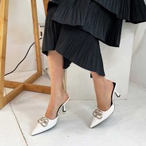 홍대언니 여성 BB 하이힐 뮬슬리퍼 CA32A1075 (8cm)