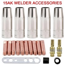 20Pcs Mig 용접기 소모품 액세서리 노즐 연락처 팁 홀더 15AK MB15 Co2 토치 용 전도성, 03 0.9mm