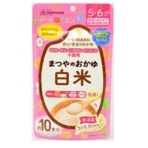 Matsuya Baby Food Rice Porridge 마츠야 이유식 백미 쌀 죽 분말 7gx10입 4팩