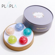 플라플라 비드 플라워 솝 클렌징 수제비누 5p 세트, 115g, 1세트