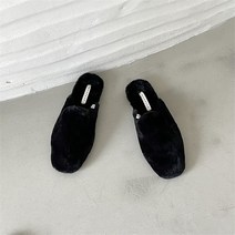 [코지23] 여자 겨울 사무용 발따뜻한 회사 교실 털 슬리퍼