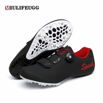 miulifeugg 남자 육상 신발 스파이크 실행 스프린트 운동화 여성 운동 멀리뛰기 스포츠 신발 도매 전문, 빨간색, 5