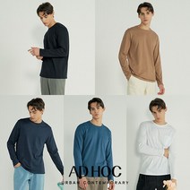 애드호크 23SS 남성 콤드코튼100% 스프링 티셔츠 5종