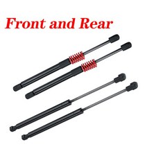 테슬라 모델 3 전면 후면 트렁크 테일 게이트 부츠 가스 스프링 충격 리프트 스트럿 지원 2 피스, 03 Front and Rear, 03 Front and Rear