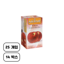 아크바 복숭아향 홍차, 2g, 350개