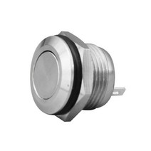12mm 방수 금속 푸시 버튼 스위치 LED 라이트 순간 자동차/PC 전원 스위치 3V 5V 12V 24V 220V 초소형 여행용, 11 Without Light _ 04 3-6V
