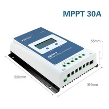 EPEVER 태양광 컨트롤러 솔라 차지 태양광 패널 컨트롤러 리튬 배터리, 트레이서3210AN-30A12V24V 30A개