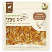 라이브잇 굿데이 건강한육포 강아지간식 240g, 닭가슴살말이 황태, 11개
