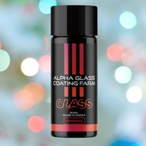 코팅팜 알파 글라스 코팅팜 50ml 유리 세라믹 발수코팅제 워터스팟 야간운전 시야확보, 1개