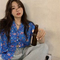 꽃무늬블라우스 우아 셔츠 나들이 여성 데일리 148063