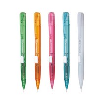 PENTEL 펜텔 테크니클릭 컬러 샤프 PD105C 0.5mm, 화이트