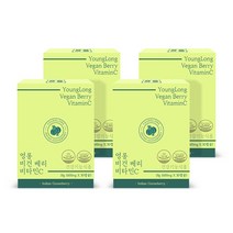 영롱 비건 베리 비타민C, 30정, 18g, 4개