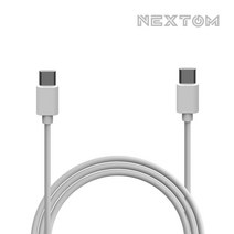 NXT-CC100 넥스톰 CtoC 고속충전 케이블 PD 30W 화이트