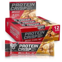 비에스엔 신타6 프로틴 크리스피바 피넛버터맛 12바 BSN Protein Bar, 피넛 버터 크런치