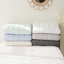 마이크로모달 워싱 밴드고정형 침대패드 6color S/SS/D/Q/K 패밀리사이즈, 06_보라
