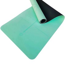 TPE 방음 충격 방지 스포츠 피트니스 매트 미끄럼 방지 두꺼운 바닥 매트 가정용 음소거 줄넘기 충격 흡수 매트 요가 매트, 보라