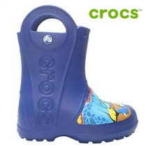 크록스 아동 부츠 39- 205536-4GX Kids Crocs Fun Lab Dinosaur Rain Boot