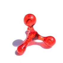 마사지봉 안마봉 마사지바 안마기 전신 1 유용한 미니 수동 4 공 팔 다시 다리 머리 발 침술 포인트 도구 휴식 부종 지방 제거, 빨간색, 한개옵션1