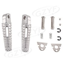 오토바이발판 슈퍼커브발판 스즈키 gsxr 600 750 2006-2014 gsxr 1000 2005-2014 b-king 2008-2013 실버 용 리어 발 페그, 없음