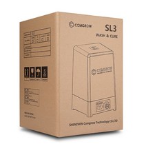 COMGROW 2 in 1 세탁기 경화 스테이션 ELEGOO Mars ANYCUBIC 광자 LCD SLA DLP 3D 프린터 모델 UV 수지, 01 SL3_01 미국