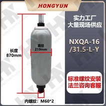 어큐뮬레이터 소형 압력 탱크 유량 제어 유압 축열기 D, NXQA-16 31.5-LY