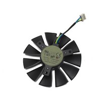 T128010BH 75mm DC 12V 0.25A 쿨러 팬 아수스 스트릭스 GTX1060 1050 GTX750Ti R9 370 그래픽 카드 무료, 01 1PCS