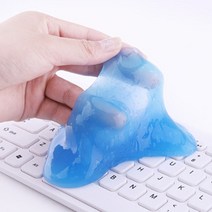 (10P)신기한 매직 청소 흡착형 끈적이 슬라임 몬스터 먼지제거 틈새 자동차 키보드 책상