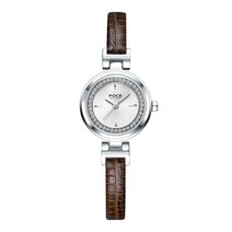 포체레이디 23mm 여성 큐빅장식 가죽/메탈시계 FM1929