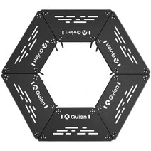 결합형 캠핑 육각테이블 헥사 화로대 불멍 캠핑테이블